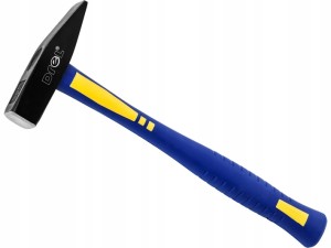 MŁOTEK ŚLUSARSKI 300G, TRZONEK Z WŁÓKNA SZKLANEGO