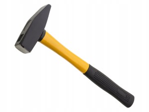 MŁOTEK ŚLUSARSKI 300G, TRZONEK Z WŁÓKNA SZKLANEGO