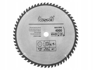 PIŁA TARCZOWA DO DREWNA 400MM X 60T