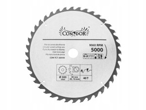 PIŁA TARCZOWA DO DREWNA 300 MM X 40T