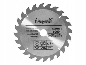 PIŁA TARCZOWA DO DREWNA 250MM X 24T