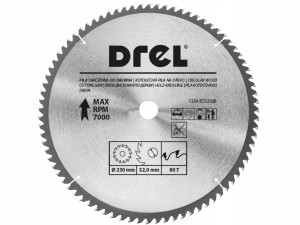 PIŁA TARCZOWA DO DREWNA 230MM X 80T