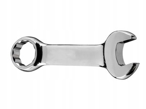 KLUCZE PŁASKO-OCZKOWE 12 MM, KRÓTKIE