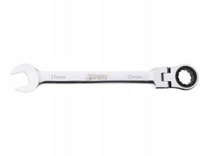 KLUCZ PŁASKO-OCZKOWY 17 MM PRZEGUB, GRZECHOTKA 72T