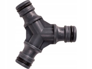 ŁĄCZNIK TRÓJNIK DO WĘŻA OGRODOWEGO 1/2