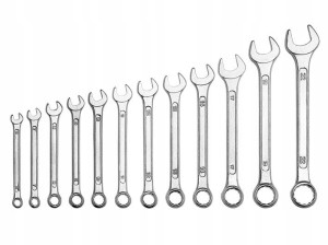 ZESTAW KLUCZY PŁASKO OCZKOWYCH 6-22 mm 12 szt