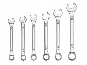 ZESTAW KLUCZY PŁASKO OCZKOWYCH 8-17 mm 6 szt