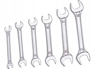 ZESTAW KLUCZY PŁASKICH KLUCZE PŁASKIE 6-17 6 szt