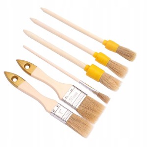 PĘDZEL UNIWERSALNY ZESTAW 6 SZT. 2PŁ, 2OK, 2PASK