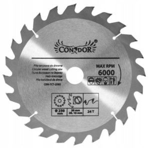 PIŁA TARCZOWA DO DREWNA WIDIA 24 ZĘBÓW 250mm