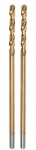 WIERTŁO TYTANOWE PODWÓJNIE SZLIFOWANE HSS 4,5mm