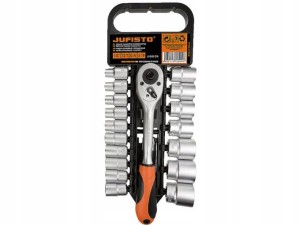 ZESTAW KLUCZY NASADOWYCH Z GRZECHOTKĄ 72T 1/2