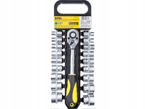 ZESTAW KLUCZY NASADOWYCH KLUCZE Z GRZECHOTKĄ 1/2