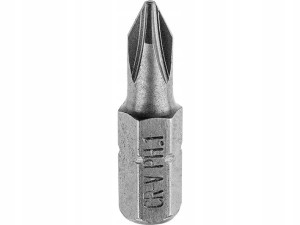 KOŃCÓWKI WKRĘTAKOWE KRZYŻOWE PH1 x 25 MM, 30 SZT