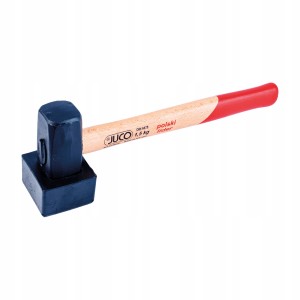 MŁOTEK KAMIENIARSKI Z OSŁONĄ GUMOWĄ 1,5 KG JUCO