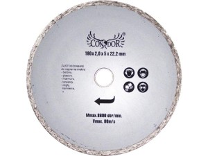 TARCZA DIAMENTOWA 180 x 22.2 mm, PEŁNA