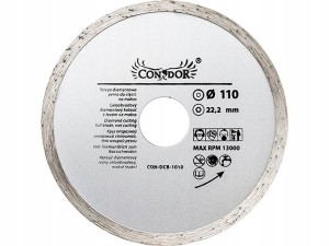 TARCZA DIAMENTOWA 110 x 22.2 mm, PEŁNA
