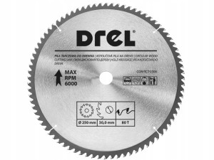 TARCZA DO PILARKI WIDIOWA 250 x 32 mm, 80T