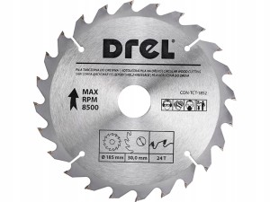 TARCZA DO PILARKI PIŁA WIDIOWA 185 x 30 mm, 40T