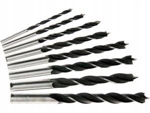 ZESTAW WIERTEŁ WIERTŁA DO DREWNA 4,0-10,0 5SZT