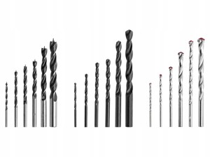 ZESTAW WIERTEŁ DO METALU DREWNA CEGŁY 3,0-10,0