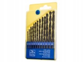 ZESTAW WIERTEŁ DO METALU 1,5-6,5 MM 13 SZTUK
