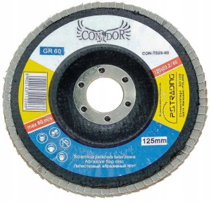 ŚCIERNICA LISTKOWA 115 x 22,2 MM, P80