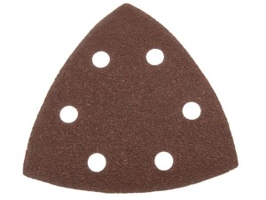 PAPIERY ŚCIERNE DELTA NA RZEP 93 x 93, P40, 5 SZT