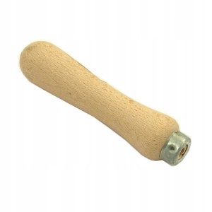 TRZONEK RĄCZKA DO PILNIKA DREWNIANY 140 mm LAKIER