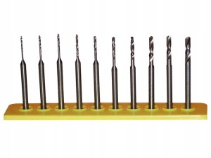 ZESTAW WIERTEŁ DO MINISZLIFIERKI 0,6-2,3 MM 10SZT