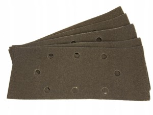 PAPIERY ŚCIERNE 93 x 230 MM,P120, Z OTWORAMI,5SZT.