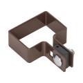 Obejma słupka POCZĄTKOWA 60X40 - BRĄZ Obejma początkowa kompletna do montażu paneli ogrodzeniowych na słupku.