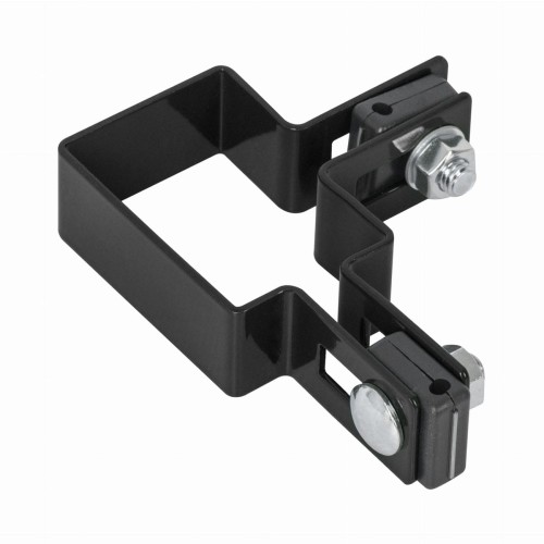 Obejma słupka NAROŻNA 60x40 - CZARNA do paneli ogrodzeniowych