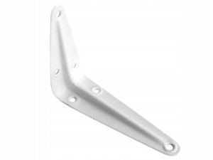 KĄTOWNIK WSPORNIK PÓŁKI POD PÓŁKĘ 100x125 BIAŁY