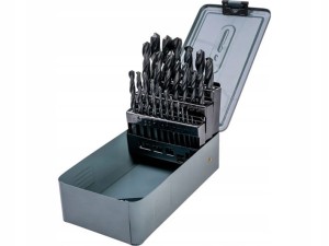 ZESTAW WIERTEŁ DO METALU 1.0-13.0 MM, METALOWE PUDEŁKO (25 SZTUK WIERTEŁ)