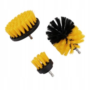 SZCZOTKI CZYSZCZĄCE NA WKRĘTARE 3 SZTUKI BIT 1/4