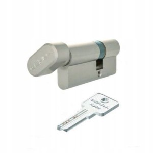 WKŁADKA GERDA H PLUS Z GAŁKĄ 30G/50 NIKIEL SATYNA ATESTOWANA