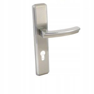 KLAMKA LOTUS 90 MM NA WKŁADKĘ NIKIEL CHROM ALUBRASS LEWA