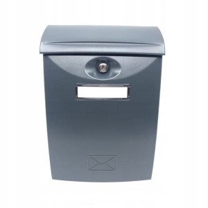 SKRZYNKA NA LISTY ABS GRAFIT GJM FORMAT A4 2 KLUCZE W KOMPLECIE