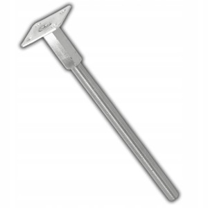 PODSTAWA SŁUPA REGULOWANA WYSOKOŚĆ W PIONIE DŁUGA M20x330 PSRT 80x330