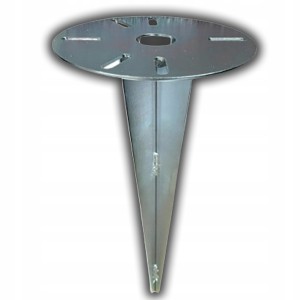 PODSTAWA WBIJANA WSPORNIK KOTWA PODSTAWKA DO LAMP OGRODOWYCH 150x300
