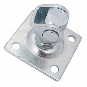 ZAWIAS BRAMOWY REGULOWANY DO PRZYKRĘCENIA M16 PODSTAWA 80x80x5mm