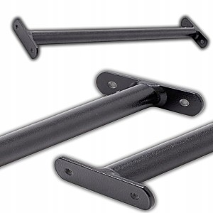 METALOWY UCHWYT POCHWYT DRĄŻEK NA OGRODOWĄ SIŁOWNIE PLAC ZABAW 125CM GRAFIT