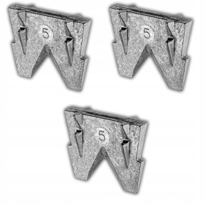 KLIN KLINEK DO SIEKIER I MŁOTKÓW METALOWY 30 mm KOMPLET ZESTAW 3 SZTUK