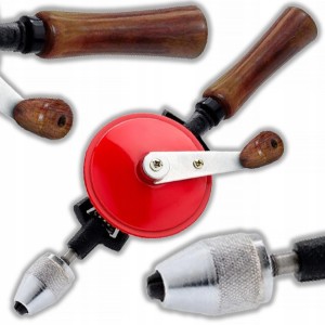 WIERTARKA RĘCZNA Z PRZEKŁADNIĄ BEZ UDAROWA NA KORBĘ PRZEKŁADNIA WIERTŁA 2-8