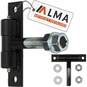 ZAWIAS BRAMOWY WKRĘCANY M20x100 ZE SMAROWNICZKAMI MALOWANY DO BRAM FURTEK