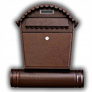 SKRZYNKA POCZTOWA DEKORACYJNA NA LISTY C4 Z GAZETNIKIEM POLSKA 2 KLUCZE