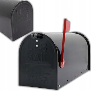 SKRZYNKA NIERDZEWNA NA LISTY POCZTĘ NEW YORK US MAIL 22.5x17x48cm ALUMINIUM