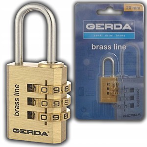 KŁÓDKA JARZMOWA PAŁĄKOWA SZYFROWA NA KOD SZYFR NA BASEN SIŁOWNIE BAGAŻ 20MM