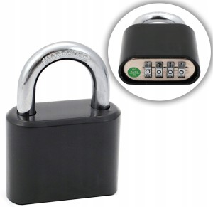 KŁÓDKA JARZMOWA NA SZYFR 51MM DO BAGAŻU SZAFEK WALIZEK NA SIŁOWNIE BASEN